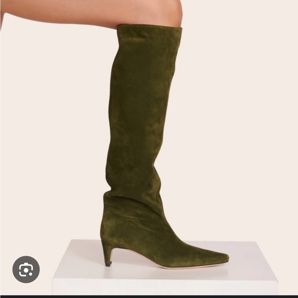 Staud Wally olive suede knee high boot - Picture 6 of 6